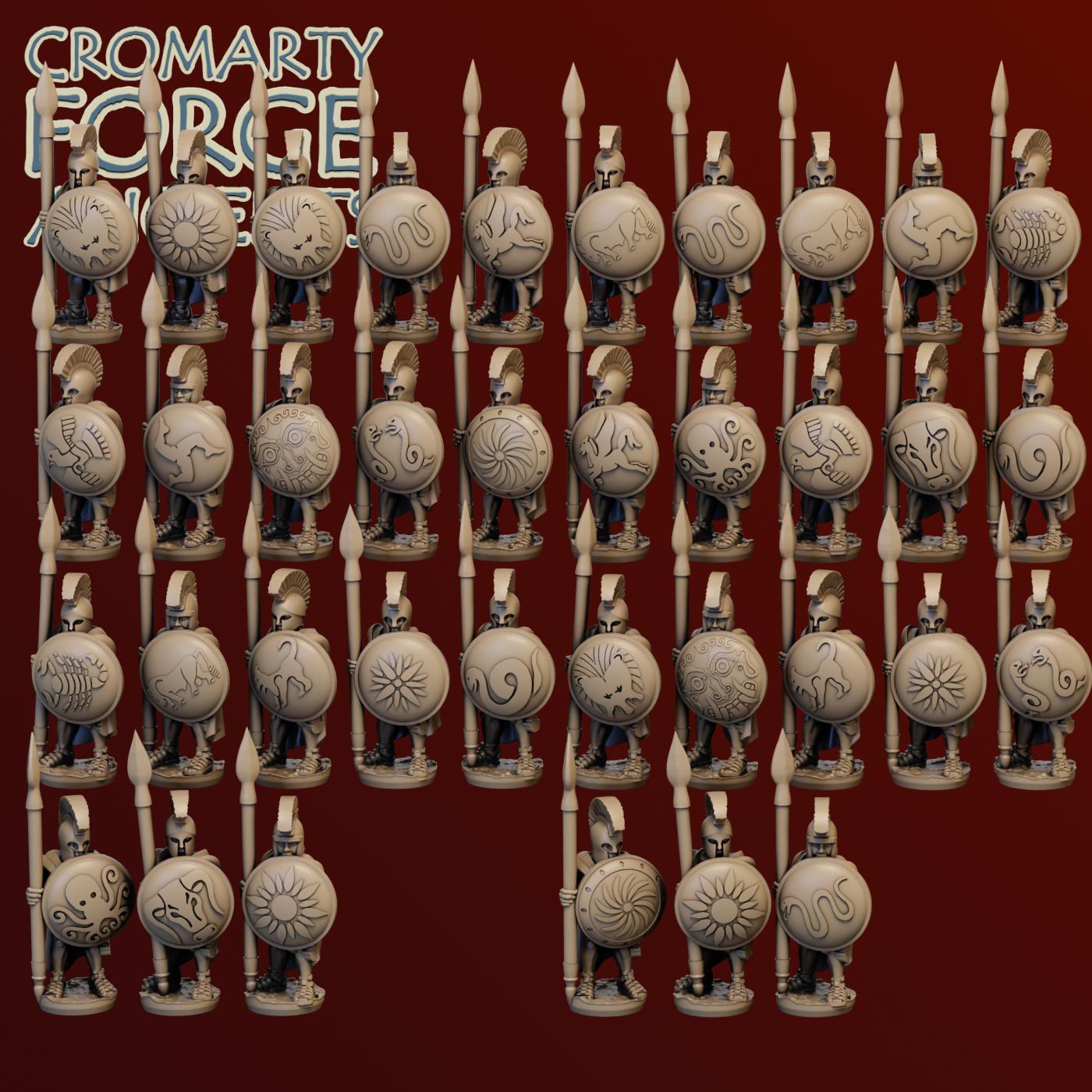 10mm Earlier Greek - Light Hoplites - Image 2