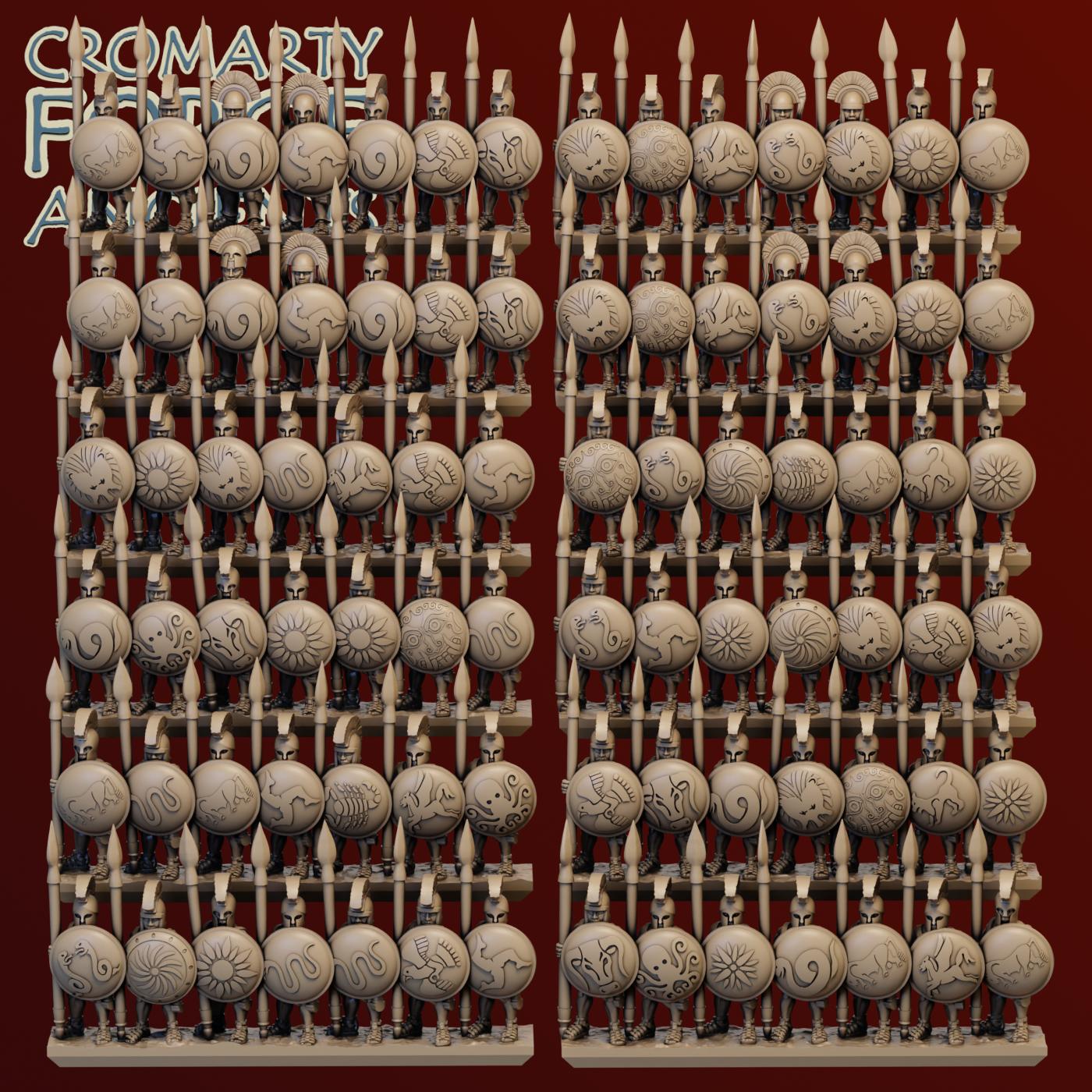 10mm Earlier Greek - Light Hoplites - Image 3