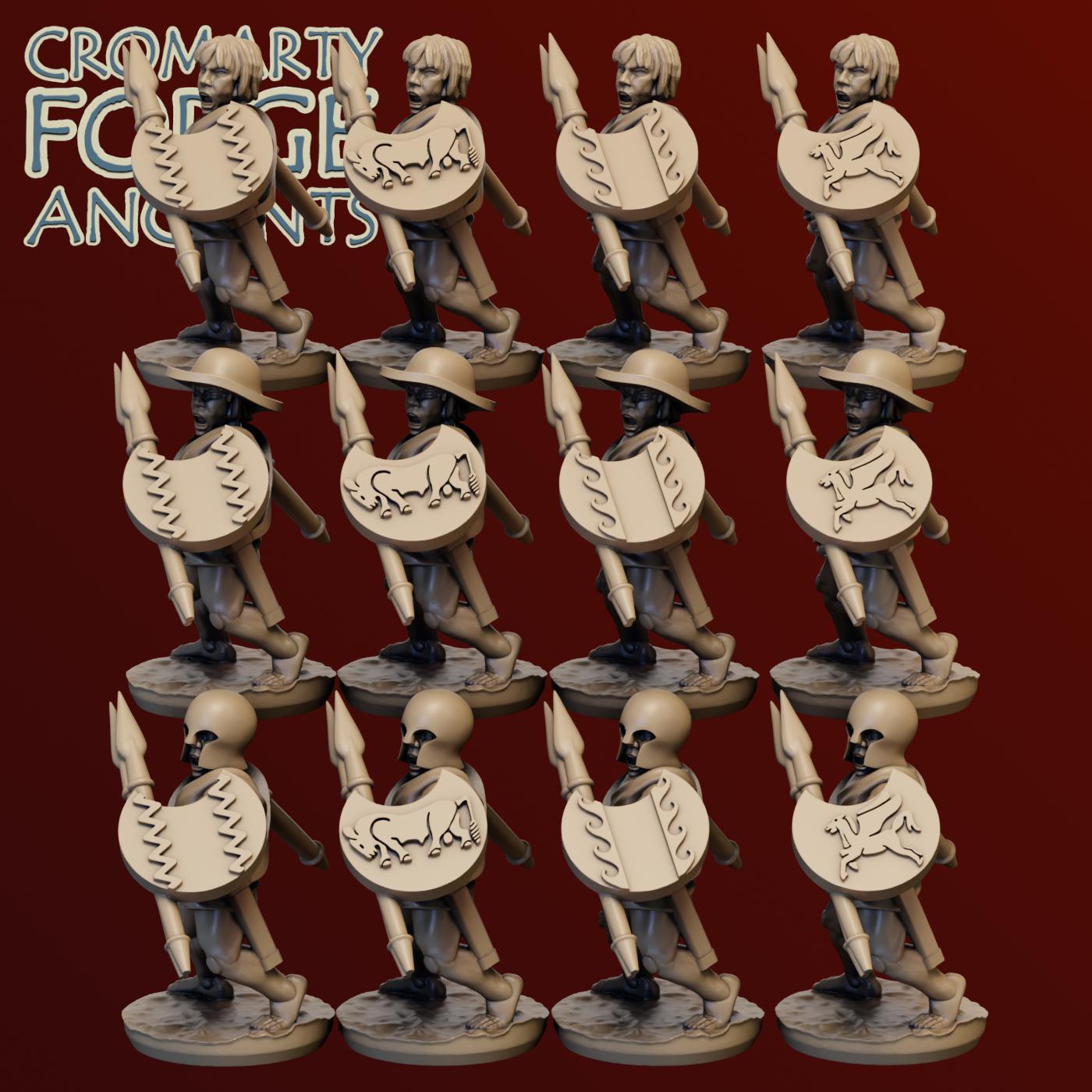 10mm Greek - Peltasts - Image 2