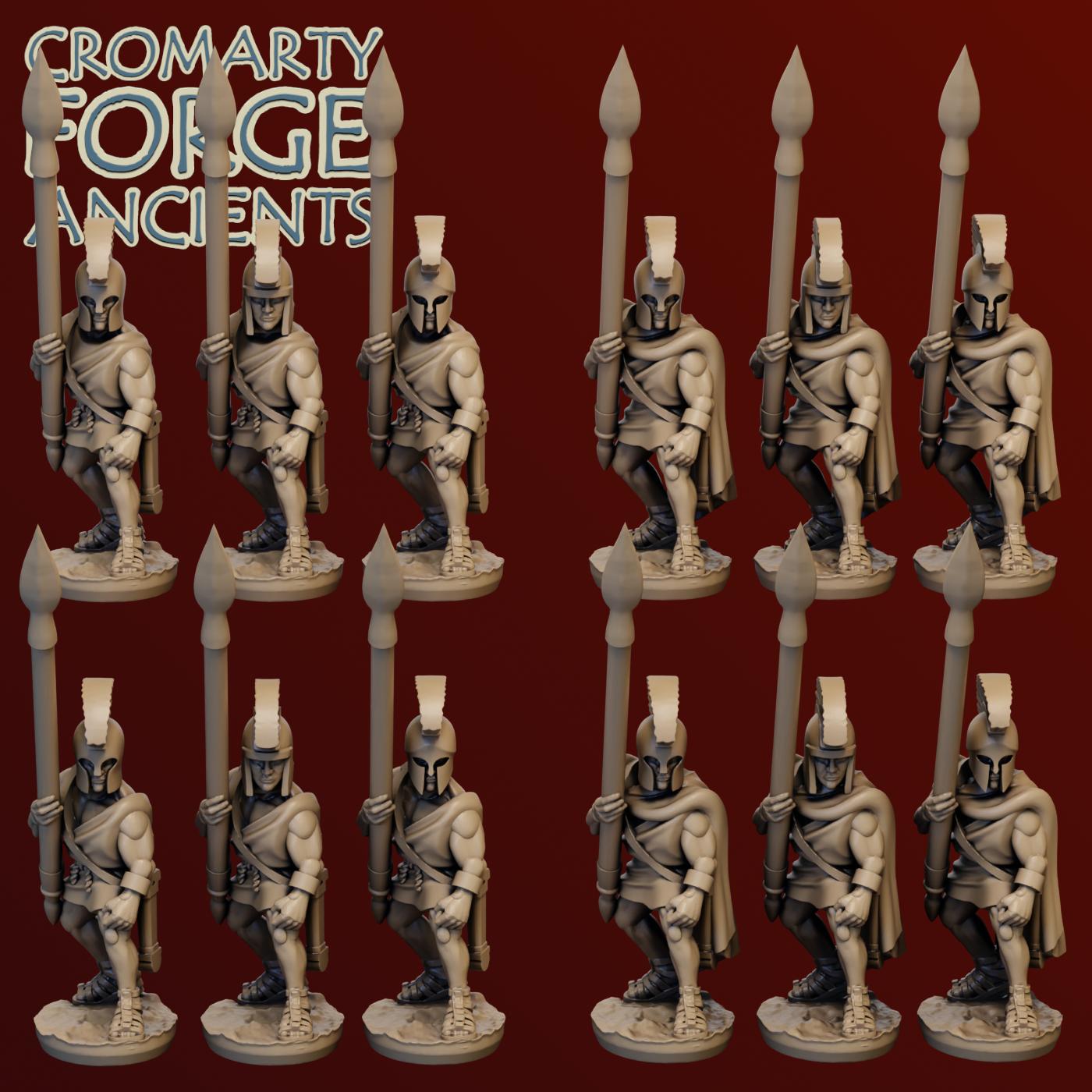 15mm Earlier Greek - Light Hoplites Attacking - Image 8