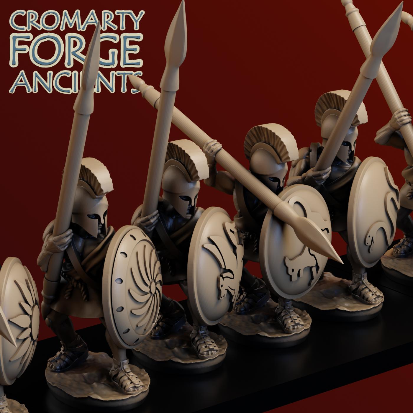 15mm Earlier Greek - Light Hoplites Attacking - Image 6