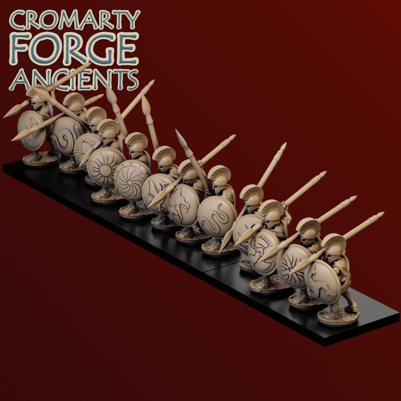 15mm Earlier Greek - Light Hoplites Attacking - Image 4