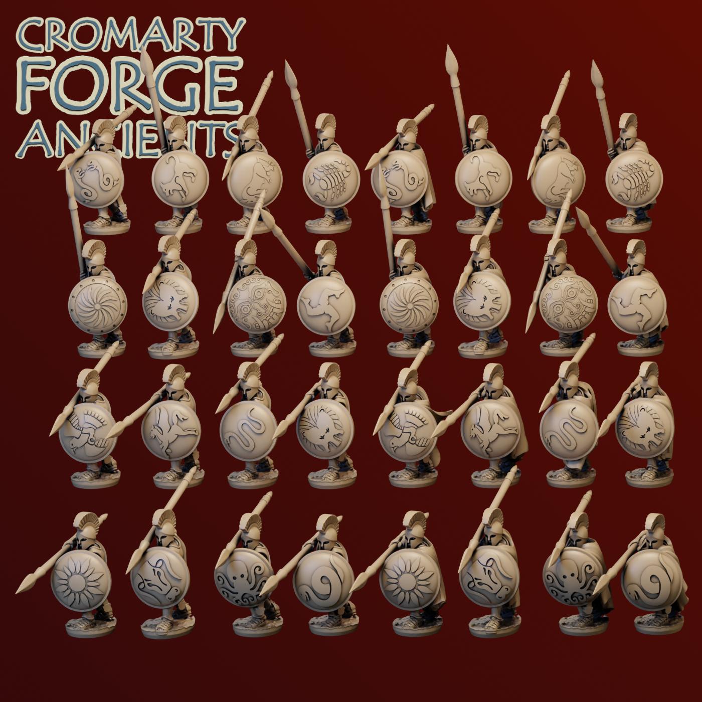 15mm Earlier Greek - Hoplites Attacking - Image 4