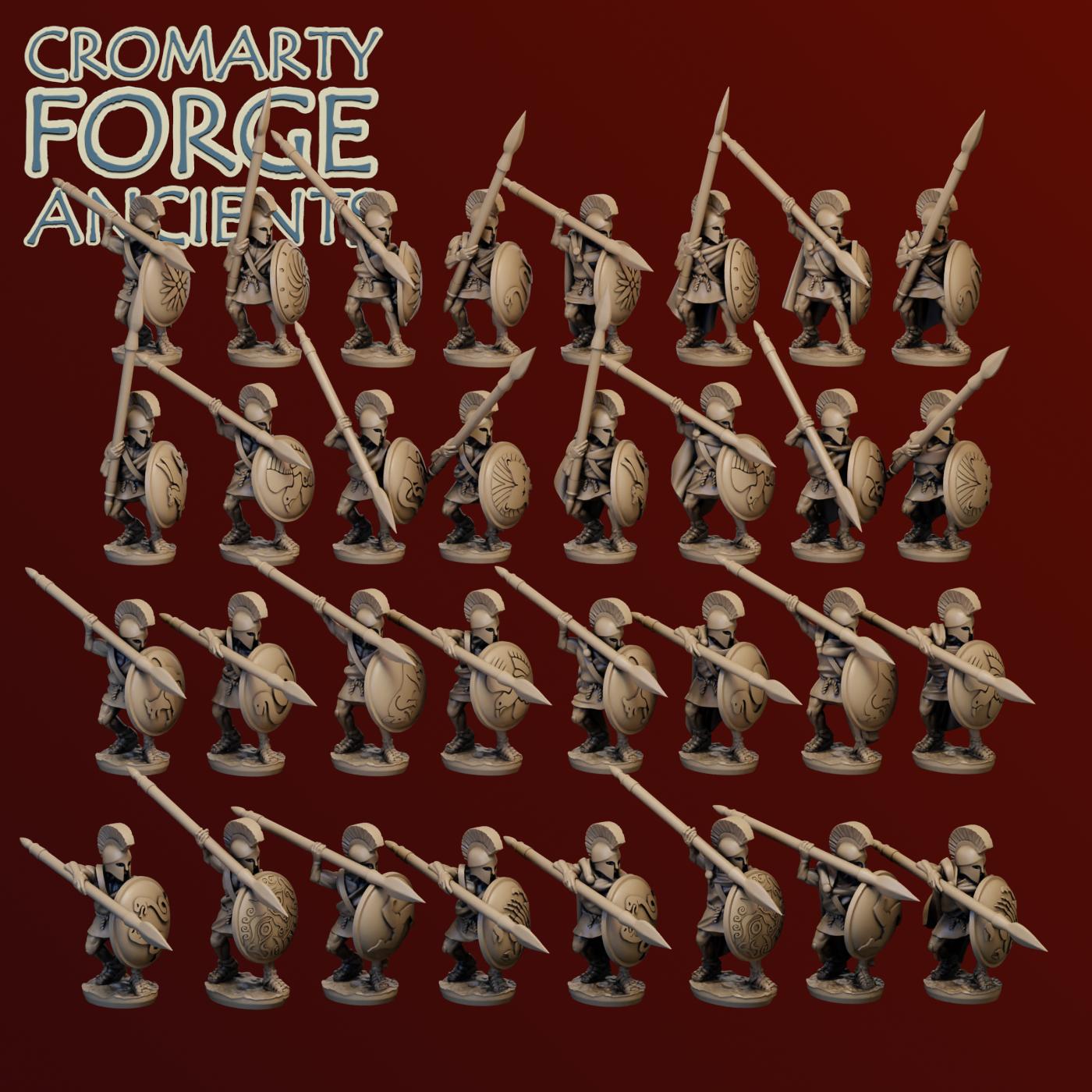 15mm Earlier Greek - Light Hoplites Attacking - Image 3