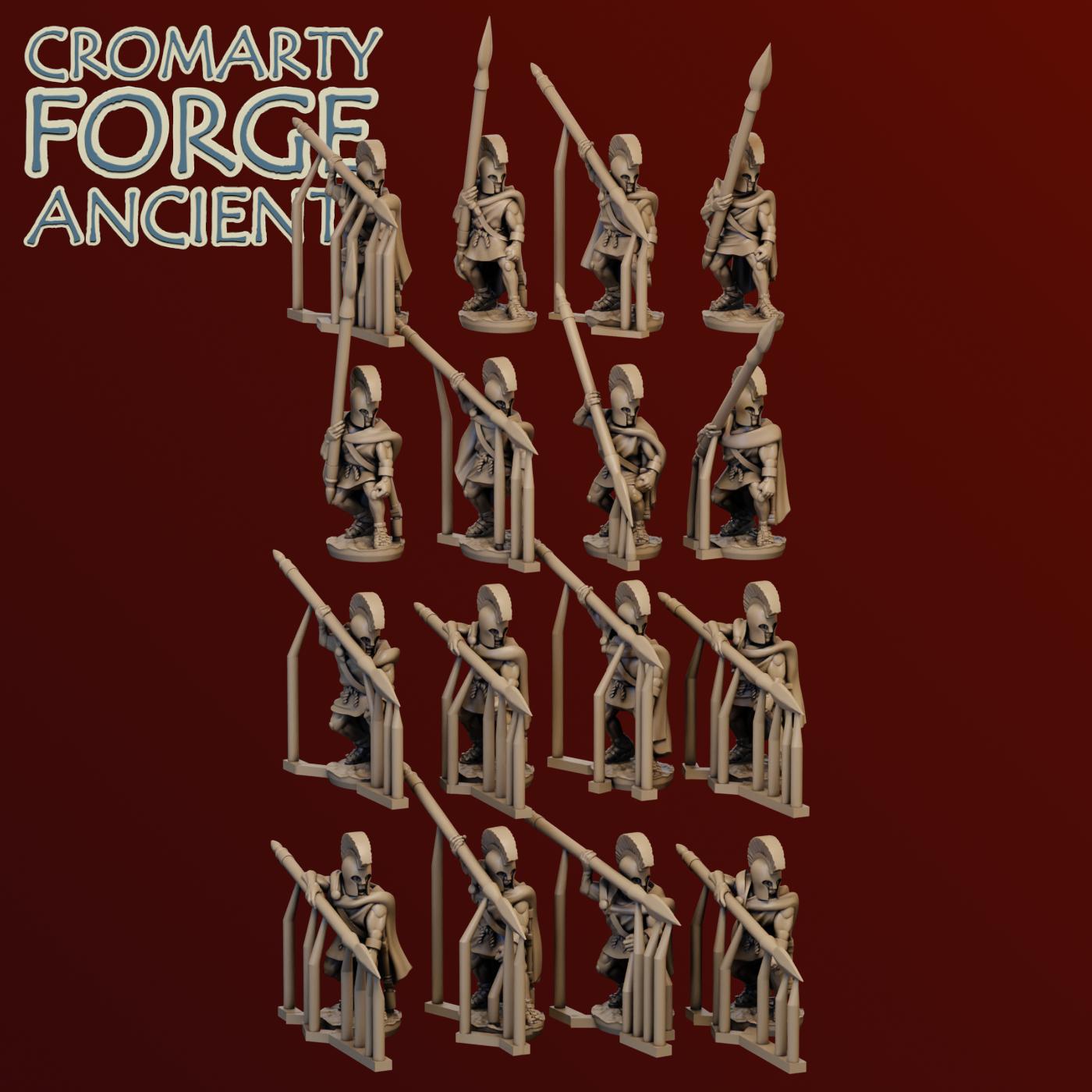 15mm Earlier Greek - Light Hoplites Attacking - Image 2