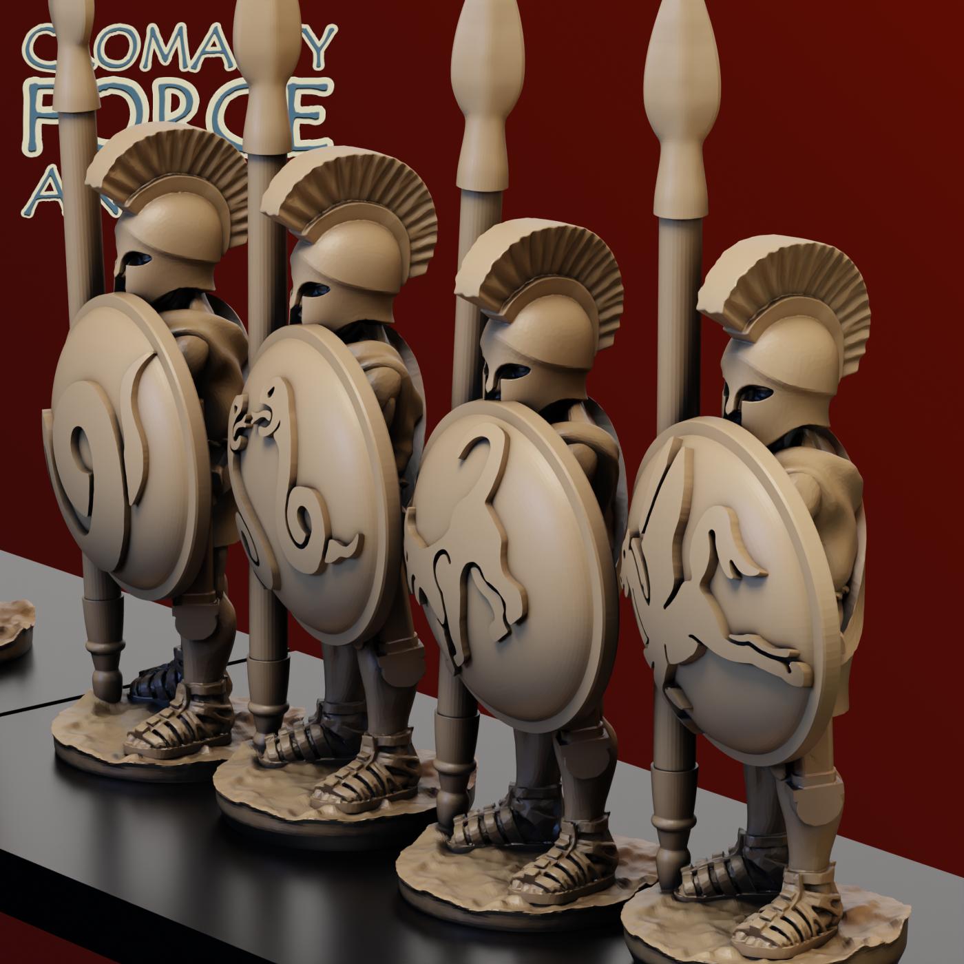 15mm Earlier Greek - Light Hoplites - Image 2