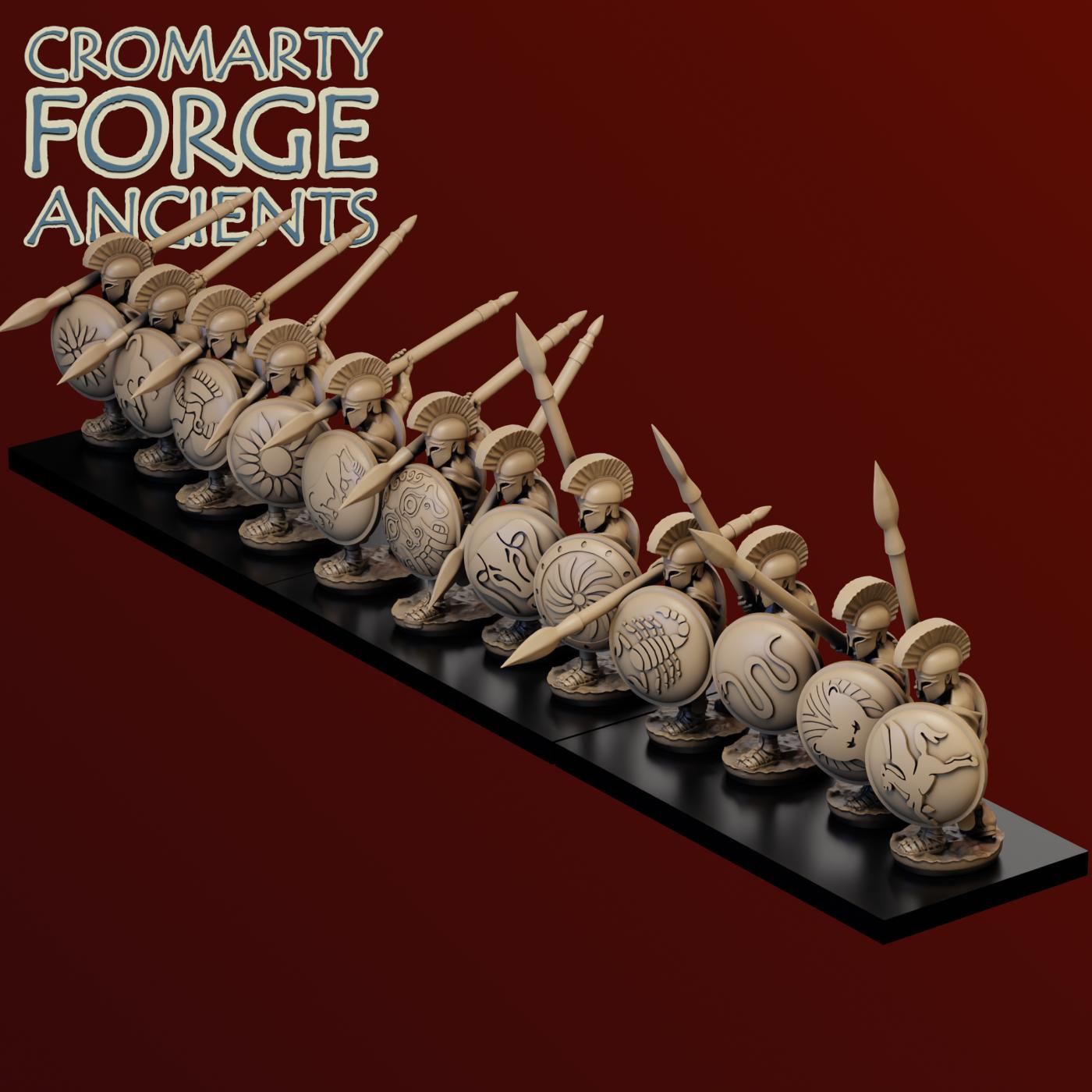 15mm Later Greek - Light Hoplites Attacking - Image 8