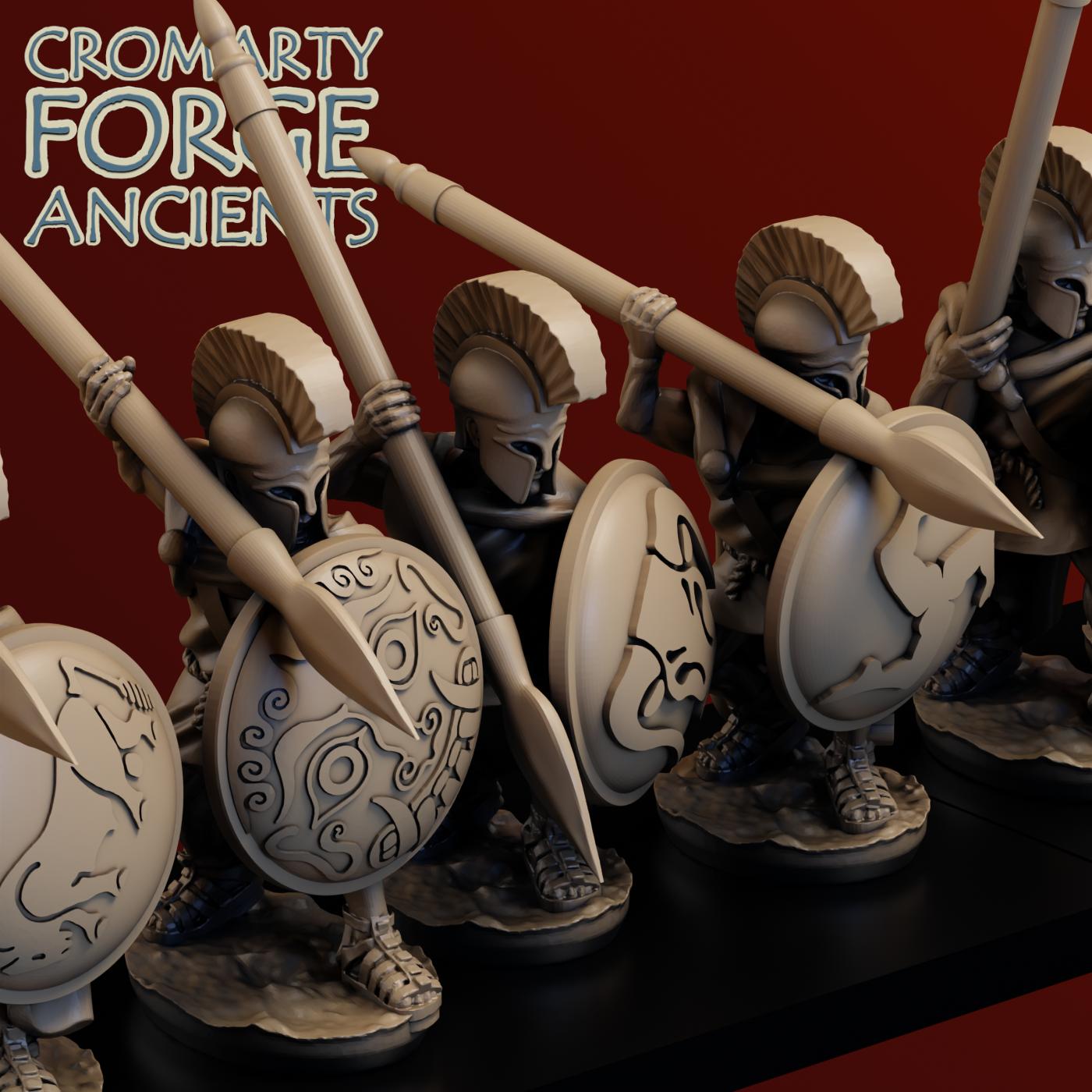 15mm Later Greek - Light Hoplites Attacking - Image 7