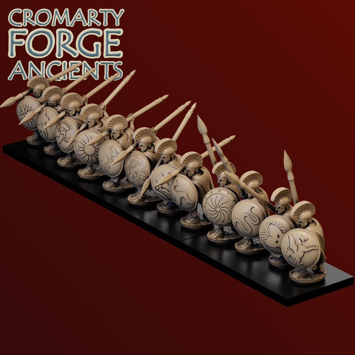 15mm Later Greek - Light Hoplites Attacking - Image 6