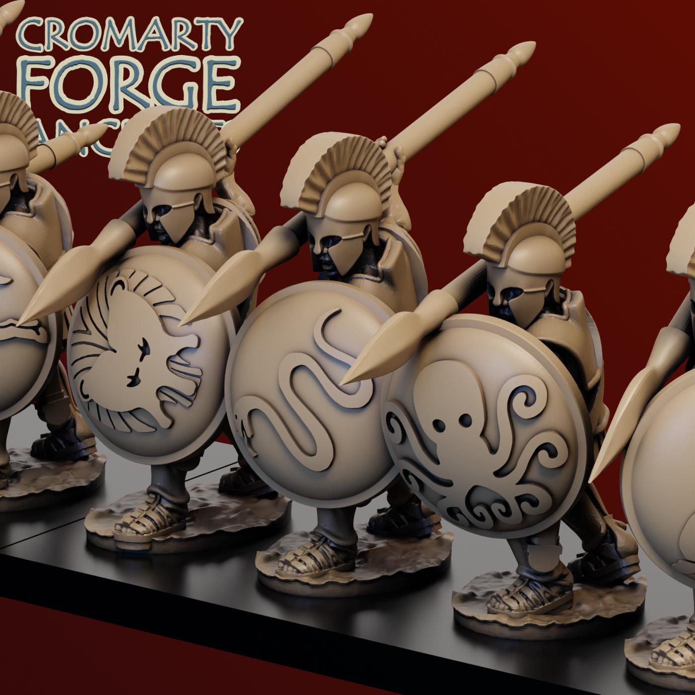 15mm Later Greek - Hoplites Attacking - Image 3