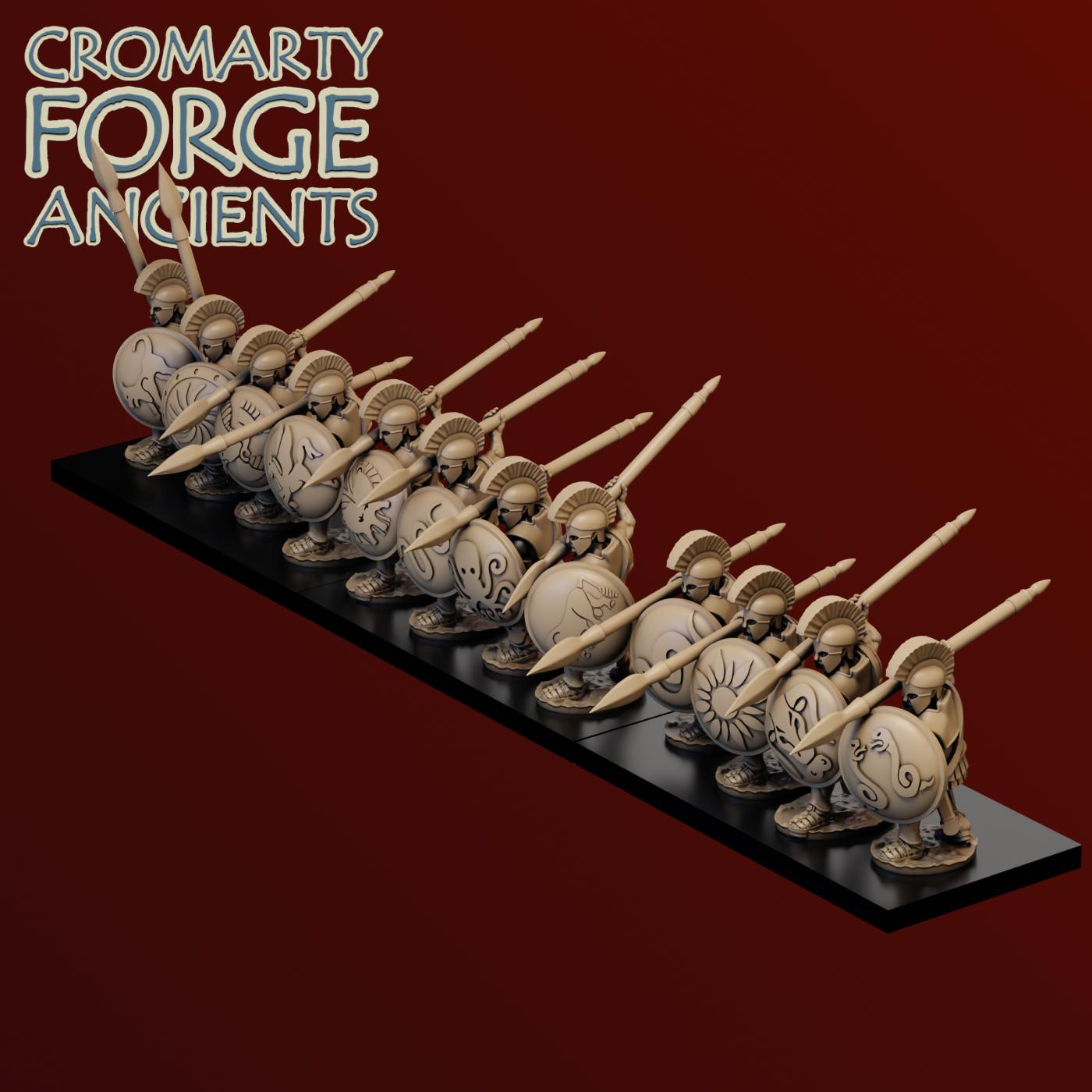 15mm Later Greek - Hoplites Attacking - Image 2