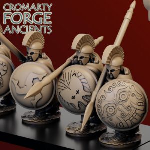 15mm Later Greek - Hoplites Attacking