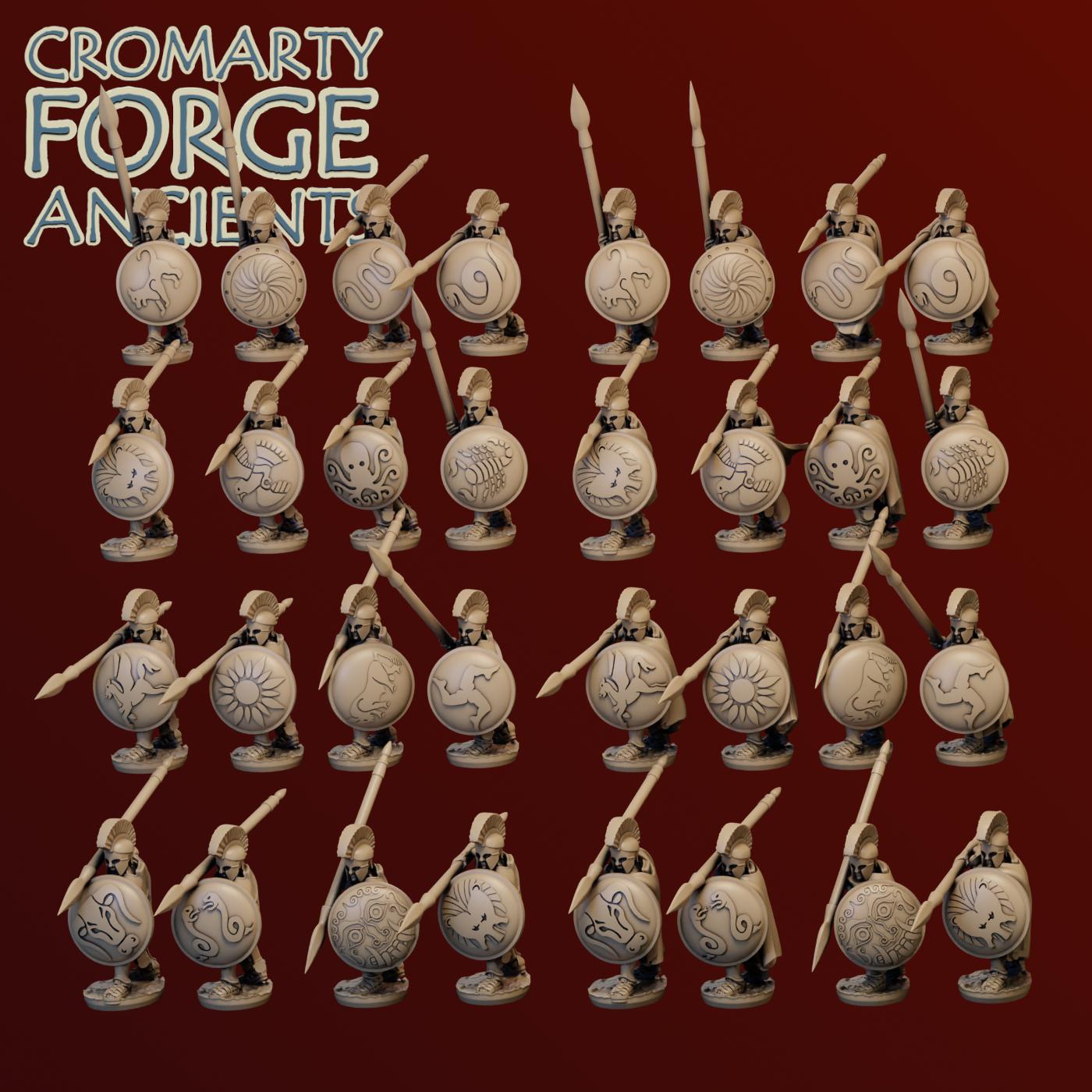 15mm Later Greek - Hoplites Attacking - Image 6