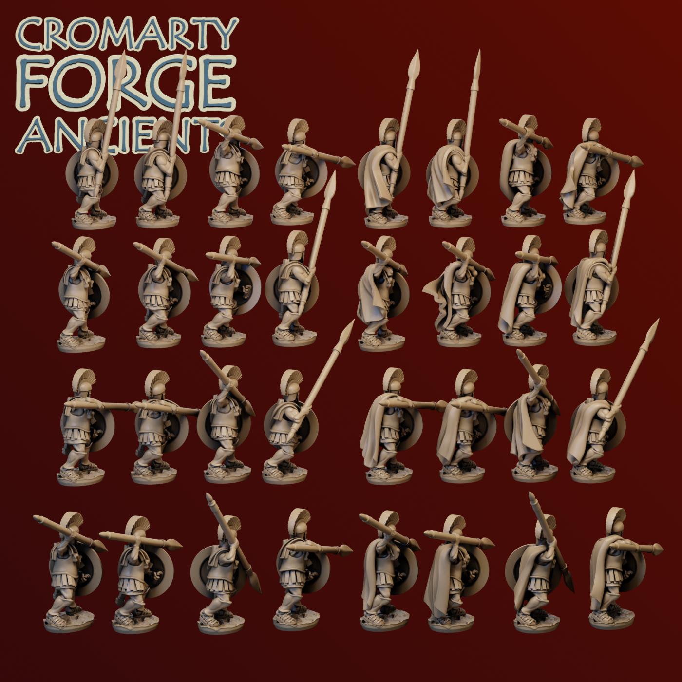 15mm Later Greek - Hoplites Attacking - Image 7