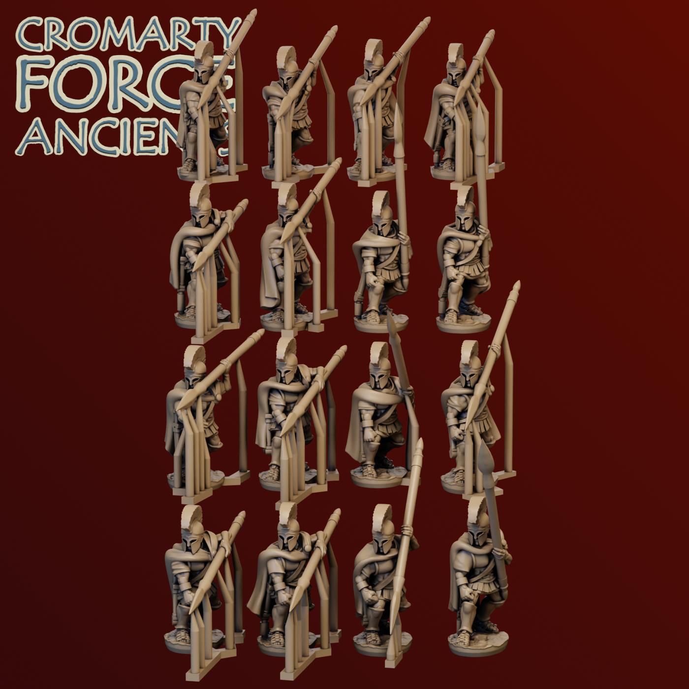 15mm Later Greek - Hoplites Attacking - Image 8