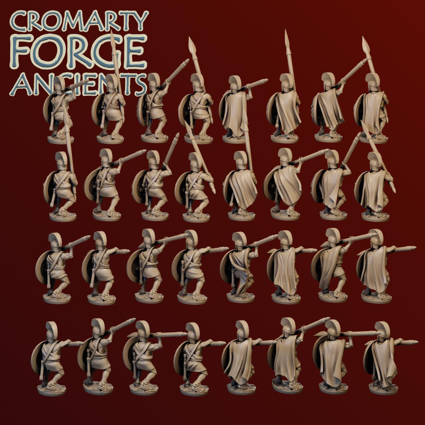 15mm Later Greek - Light Hoplites Attacking - Image 4