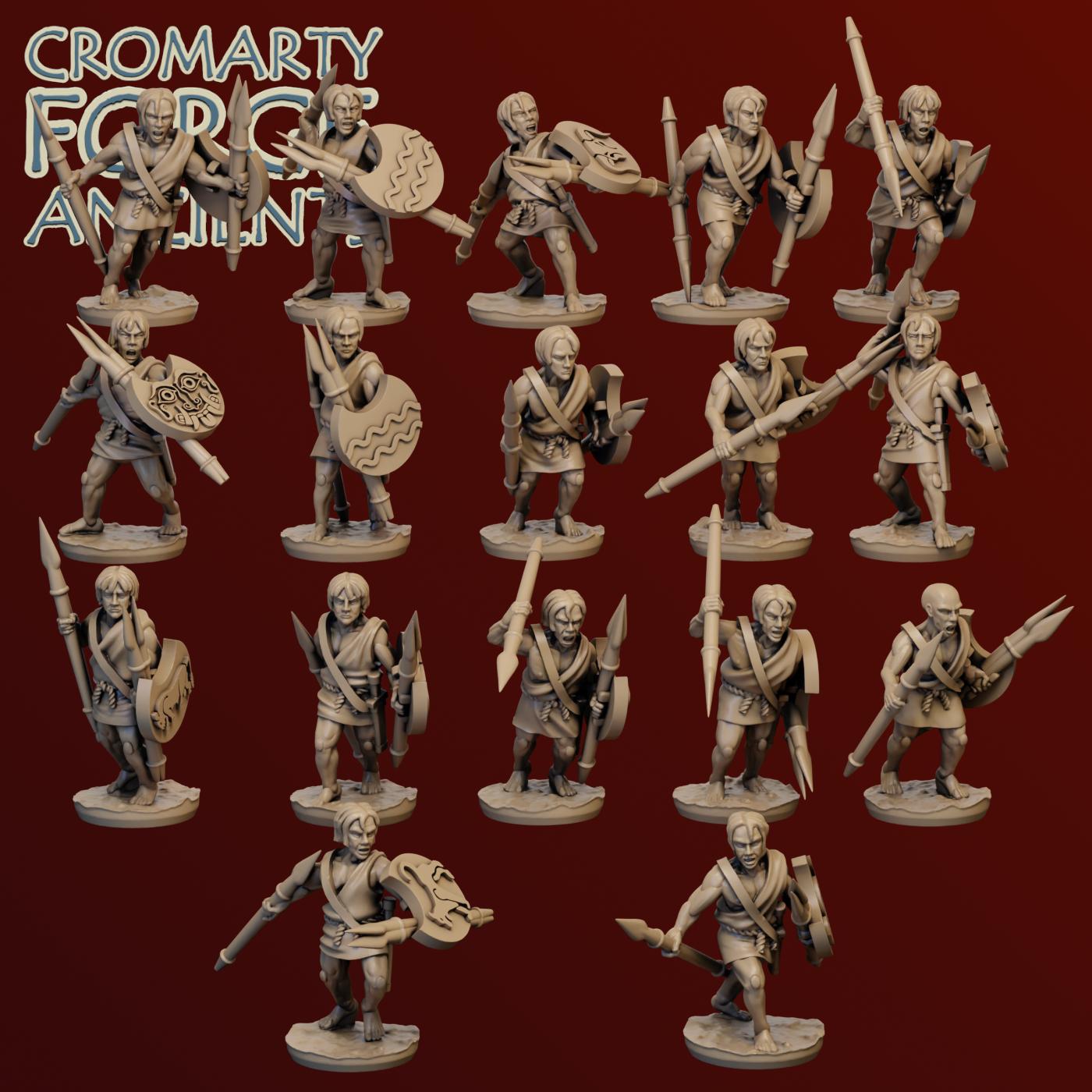 15mm Greek - Peltasts - Image 6