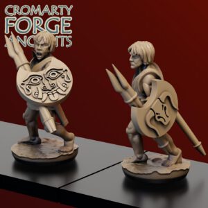 15mm Greek - Peltasts