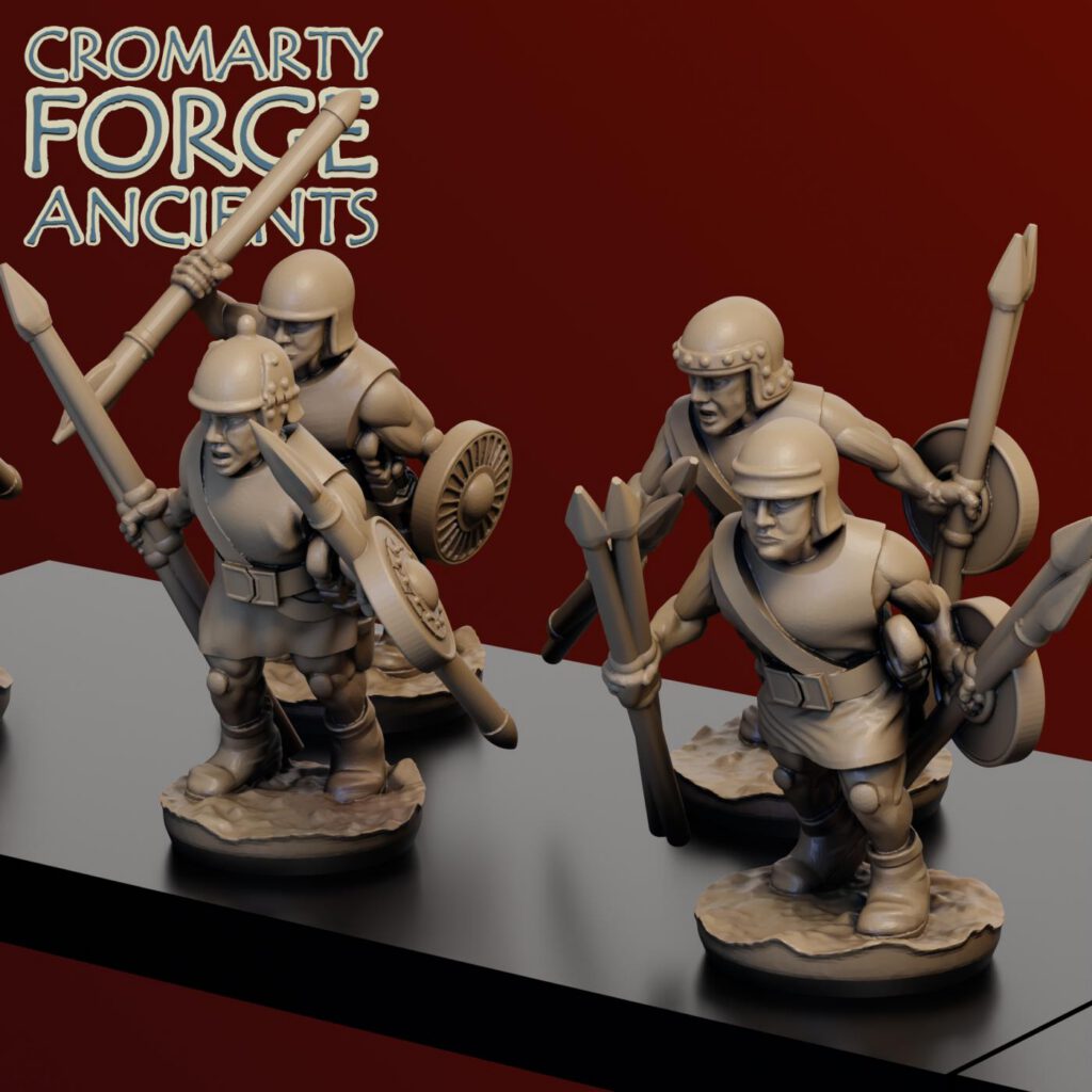 10mm Iberians: Caetrati