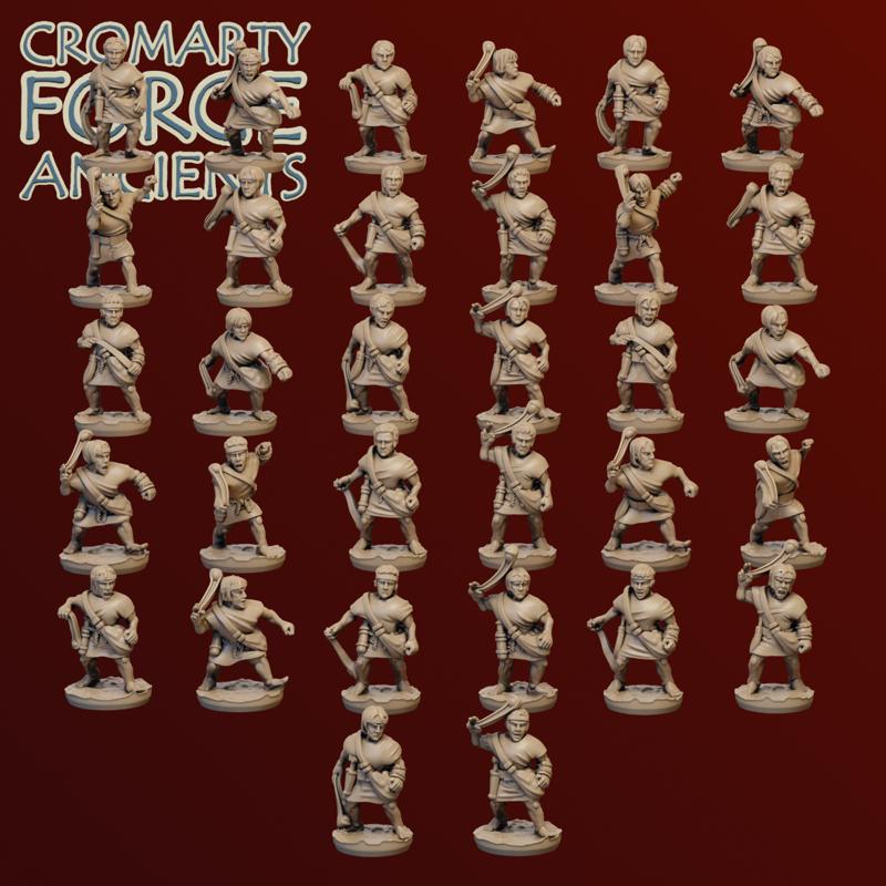 10mm Iberians: Slingers - Image 3