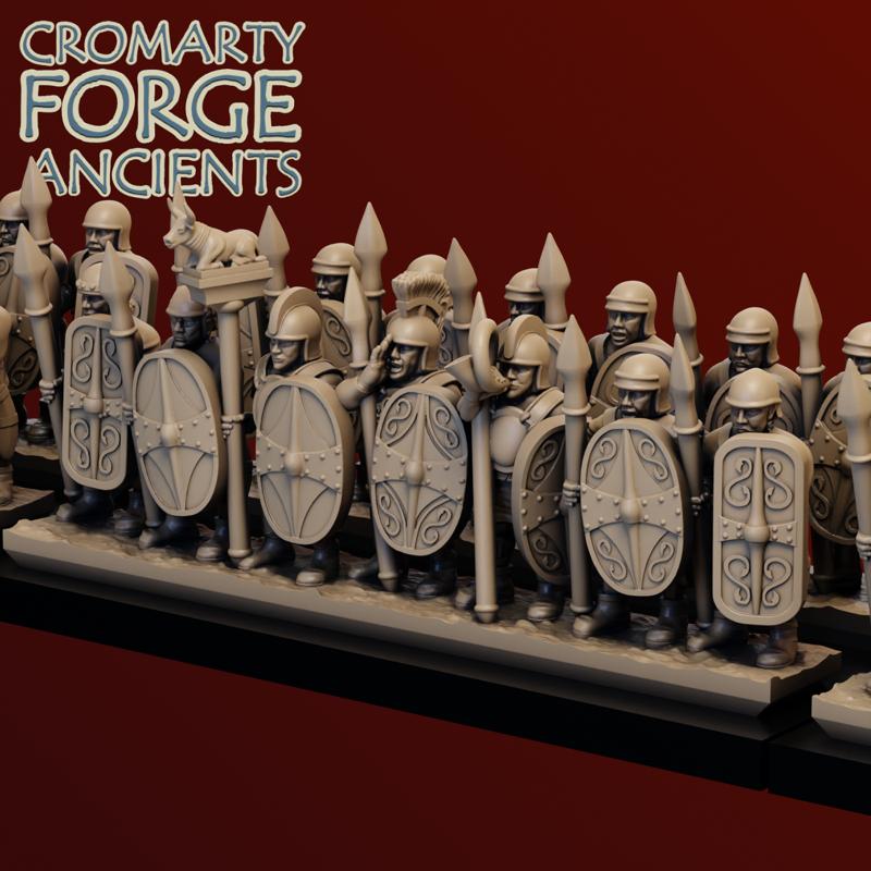 10mm Iberians: Warriors