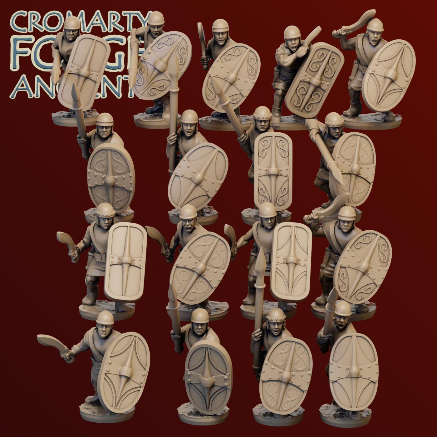 15mm Iberians: Warriors Attacking - Image 5