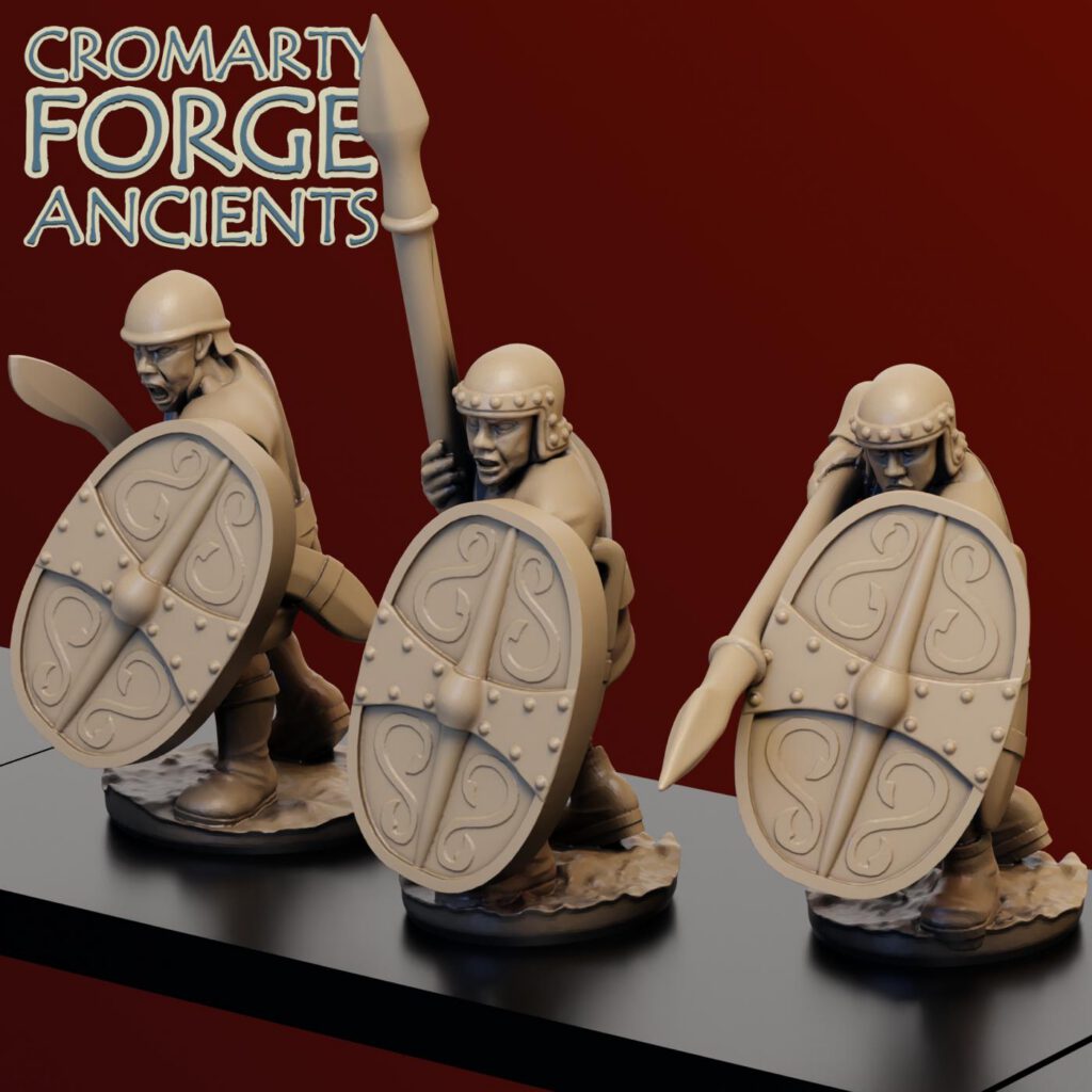 15mm Iberians: Warriors Attacking