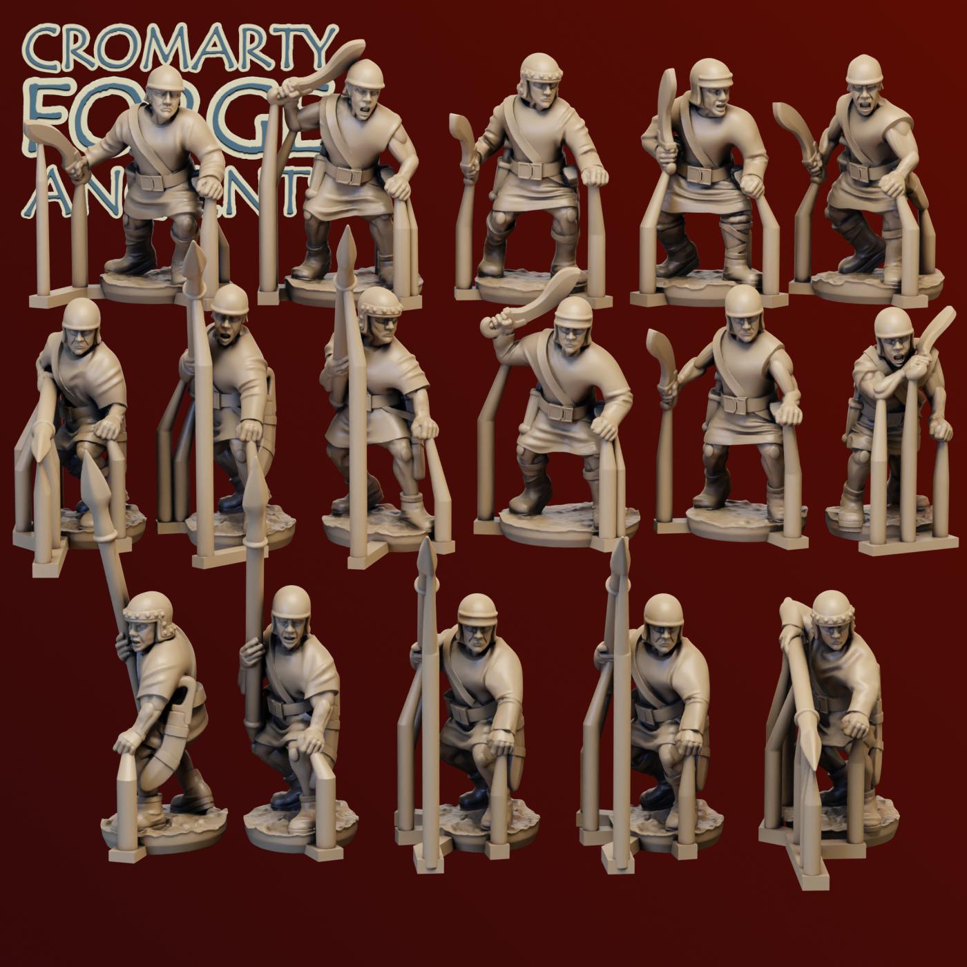 15mm Iberians: Warriors Attacking - Image 2