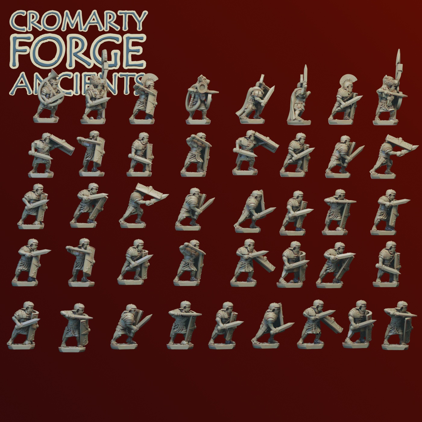 10mm Imperial Romans: Legionaries Attacking - Image 6