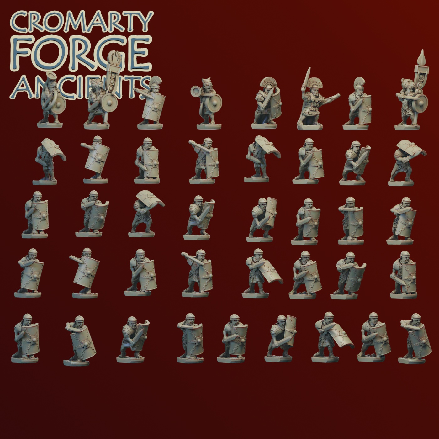 10mm Imperial Romans: Legionaries Attacking - Image 4