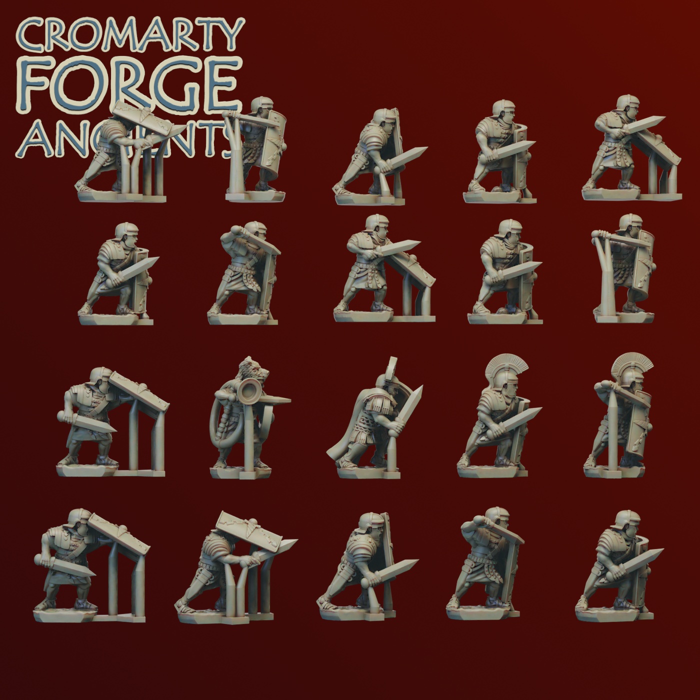 10mm Imperial Romans: Legionaries Attacking - Image 5