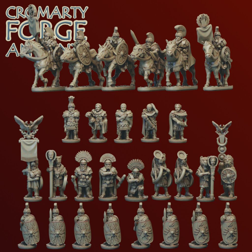 10mm Imperial Romans: Command Pack