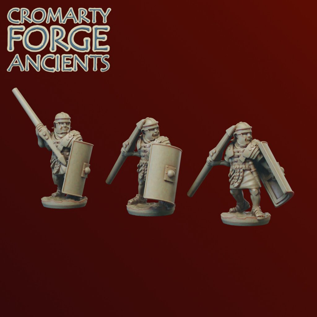 10mm Imperial Romans: Legionaries Throwing Pila