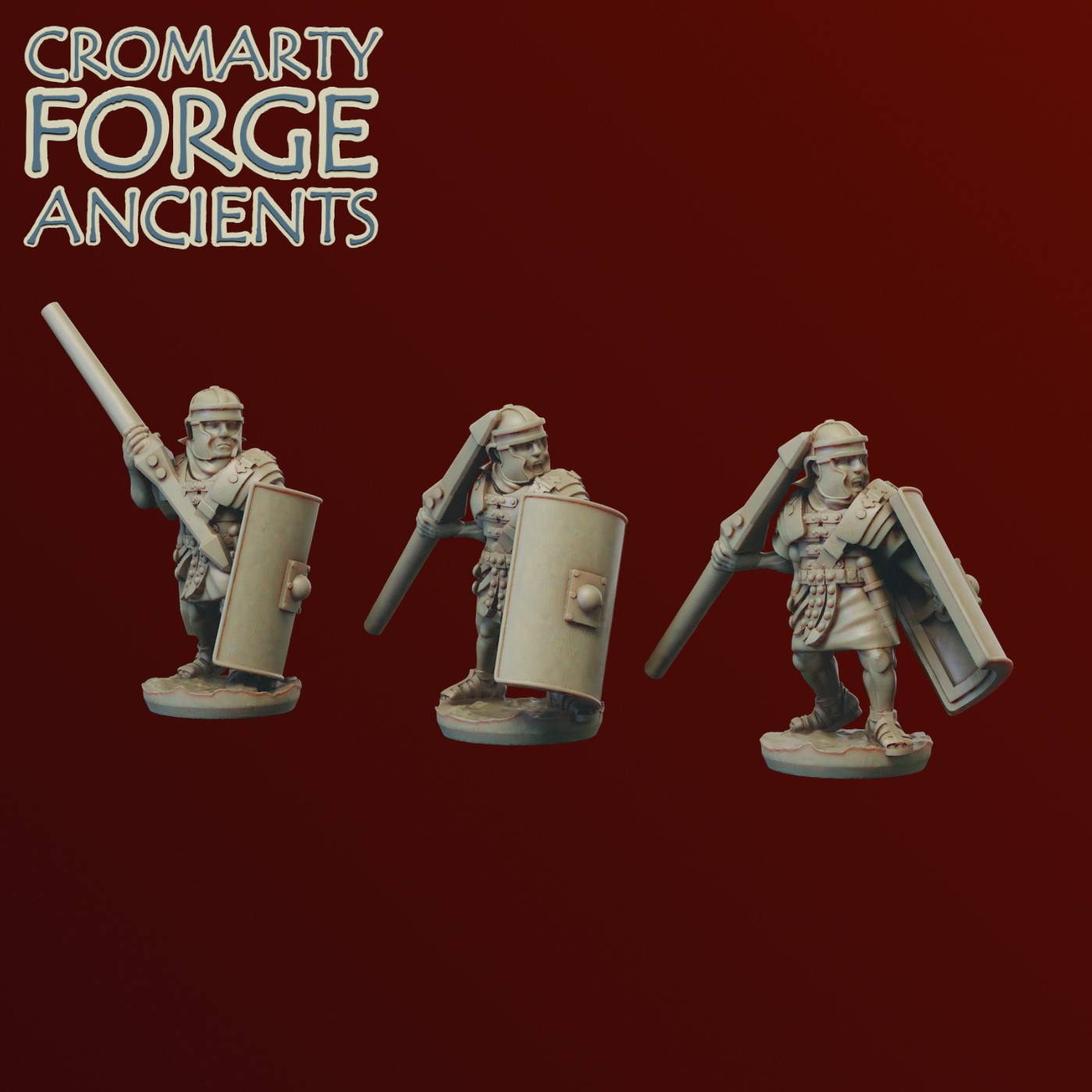 10mm Imperial Romans: Legionaries Throwing Pila