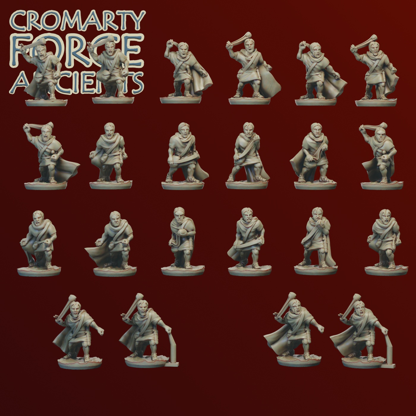 10mm Imperial Romans: Slingers