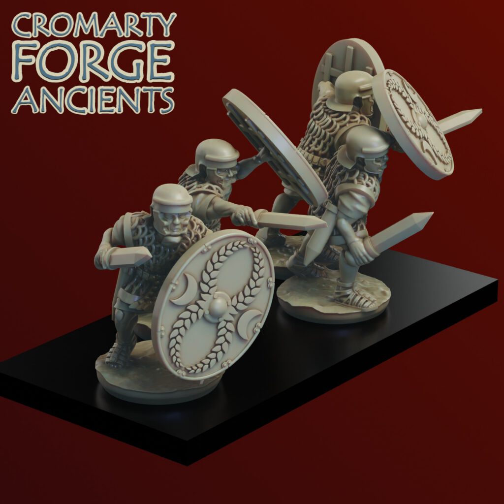 15mm Imperial Romans: Auxiliaries attacking