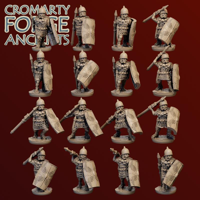 10mm Late Republic Romans - Throwing Pila - Image 5