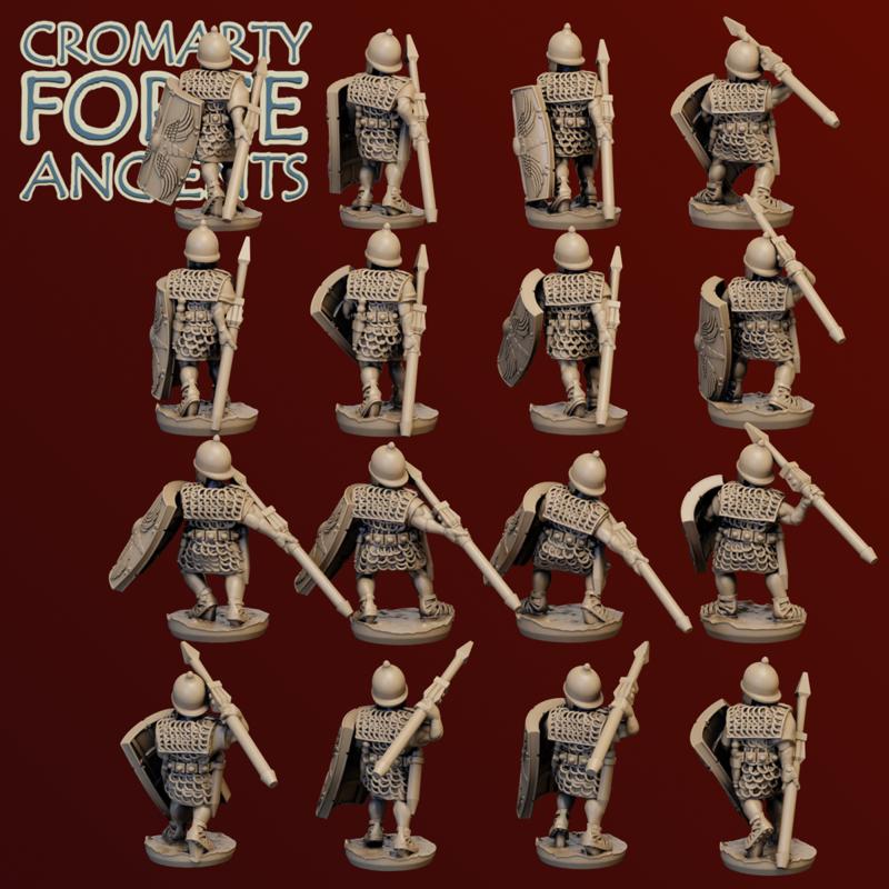 10mm Late Republic Romans - Throwing Pila - Image 2
