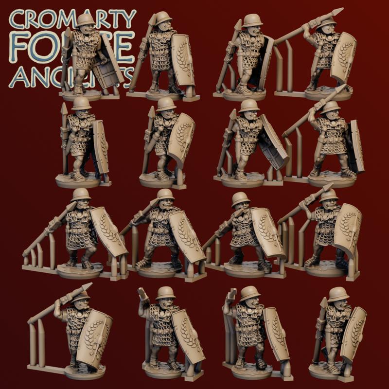 10mm Late Republic Romans - Throwing Pila - Image 3