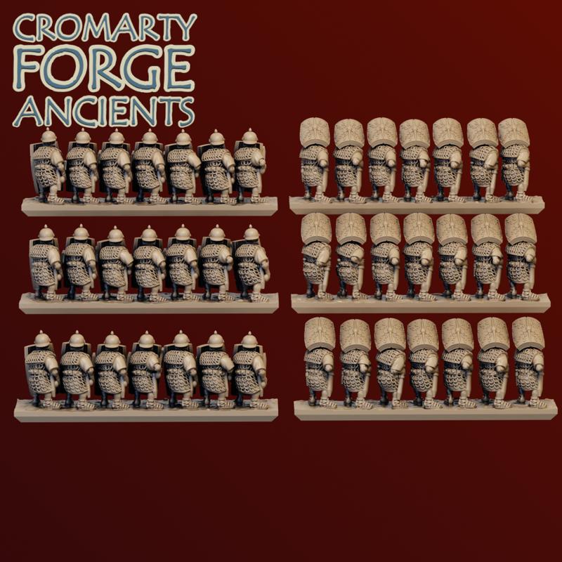 10mm Late Republic Romans - Testudo - Image 2