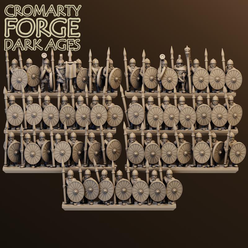 10mm Late Imperial Roman Unarmored Infantry - Image 4