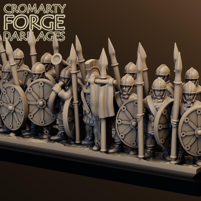 10mm Late Imperial Roman Unarmored Infantry