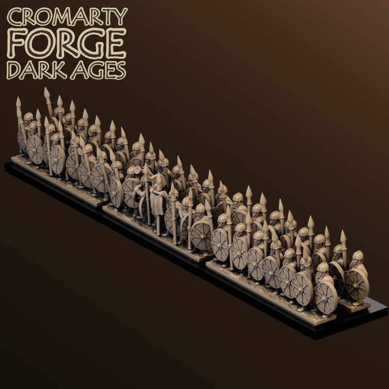 10mm Late Imperial Roman Unarmored Infantry - Image 3