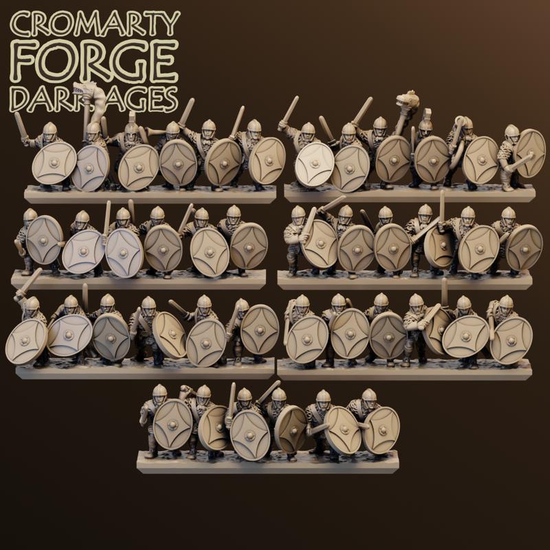 10mm Late Imperial Roman Legionaries Attacking - Image 5