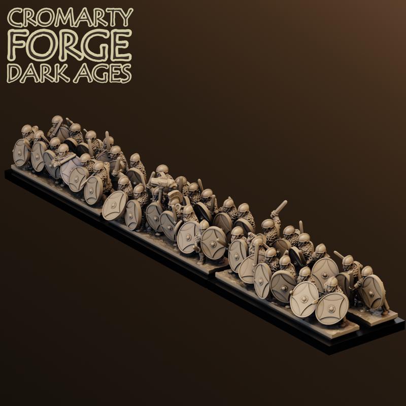 10mm Late Imperial Roman Legionaries Attacking - Image 4