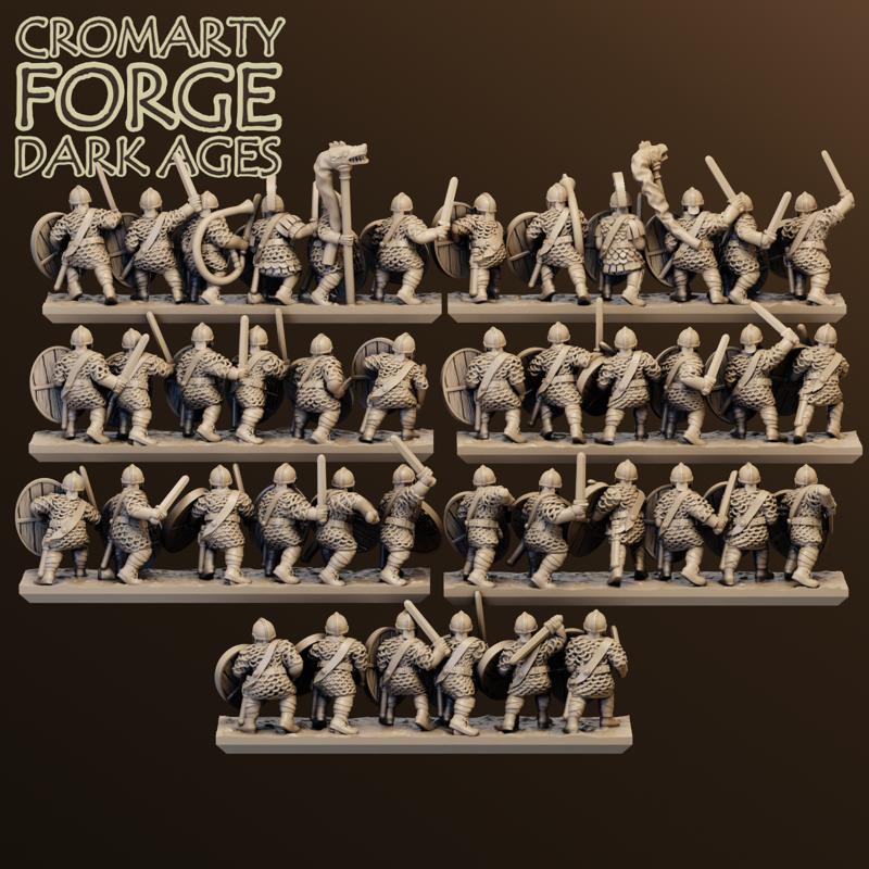 10mm Late Imperial Roman Legionaries Attacking - Image 3