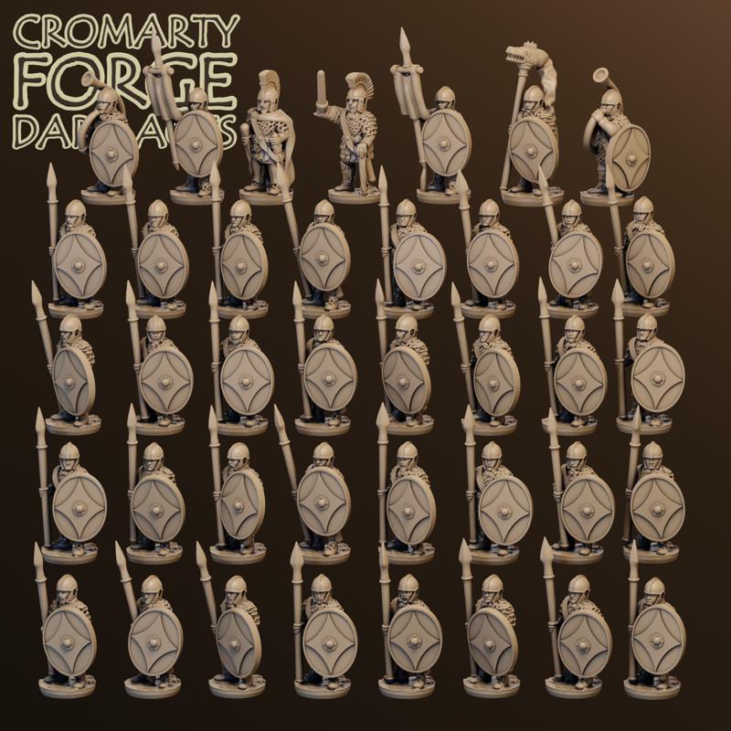 10mm Late Imperial Roman Legionaries - Image 3