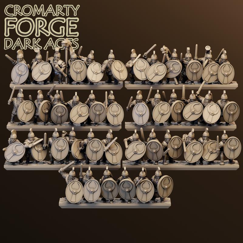 10mm Late Imperial Roman Palatina Attacking - Image 4