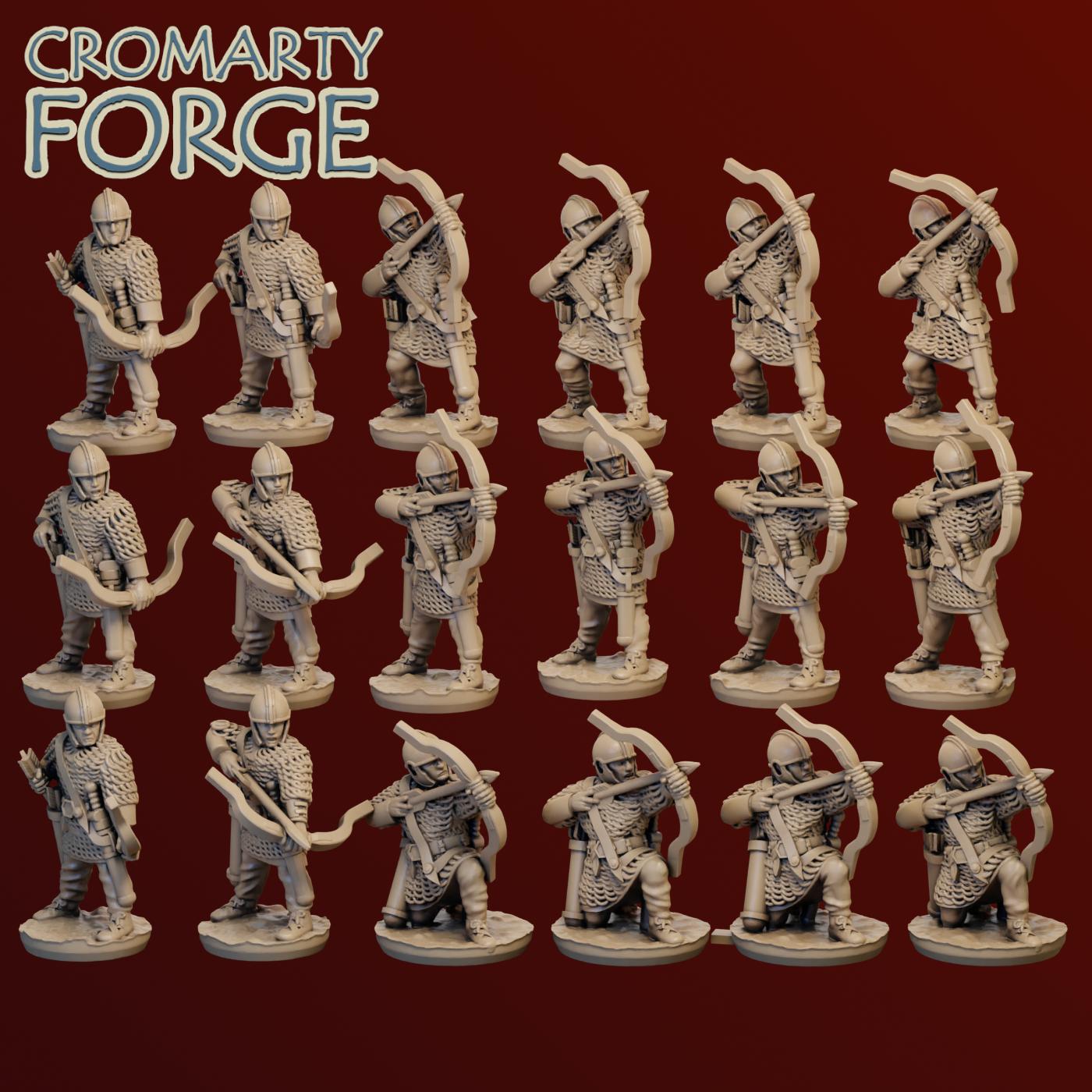 15mm Late Imperial Roman Archers Armoured - Image 6