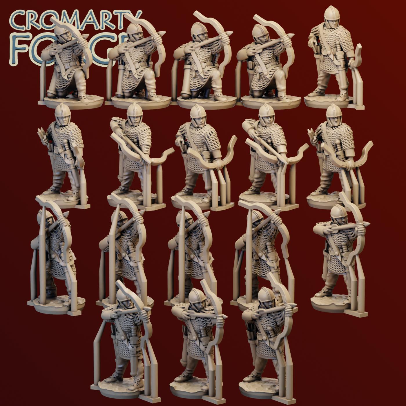 15mm Late Imperial Roman Archers Armoured - Image 2